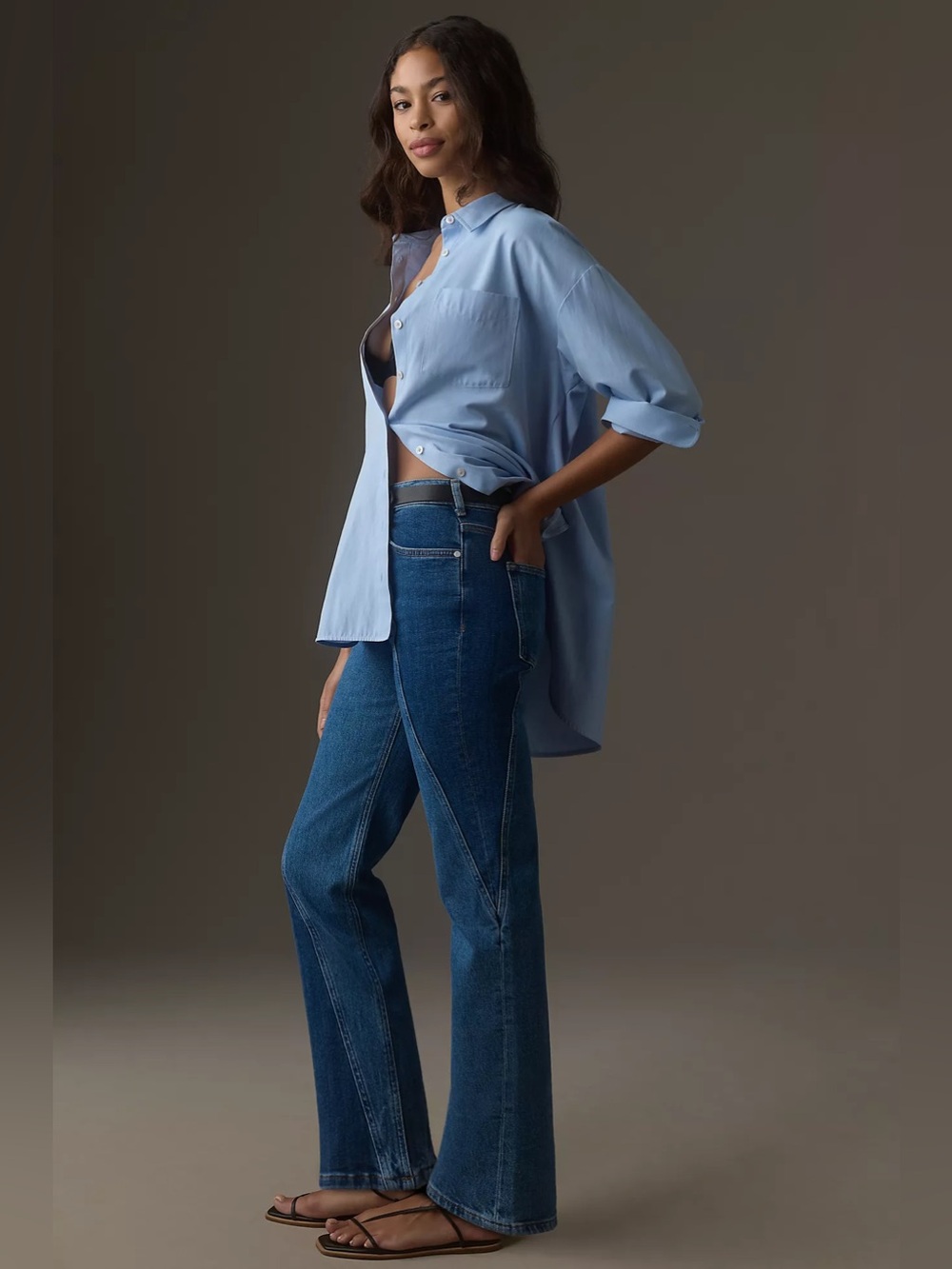 Pilcro Anthropologie Vintage High Rise Straight Leg Jeans Size 31 NWT - Picture 15 of 15